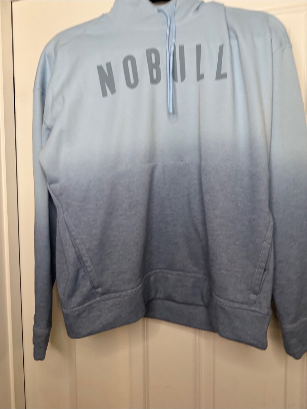 NOBULL NWOT Women’s Light Blue Ombre Hoodie